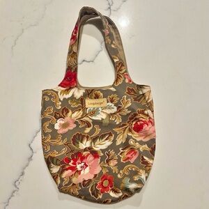 Longaberger Mini Tote-Reversible!